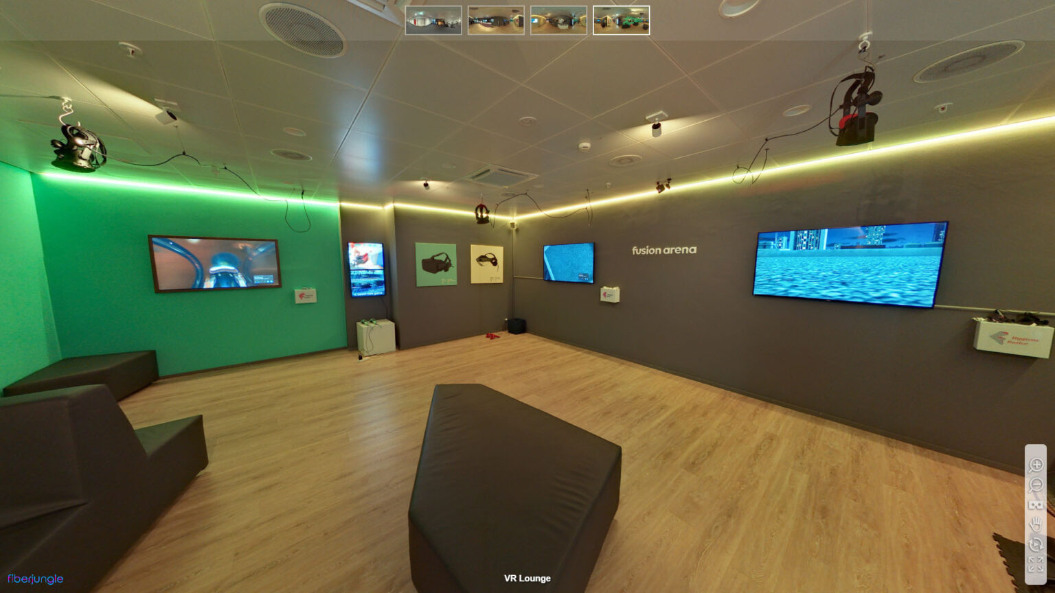 Fusion Arena in 360° Fiberjungle AG
